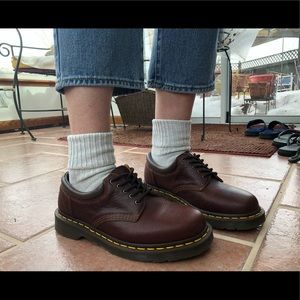 doc martens harvest leather casual shoes